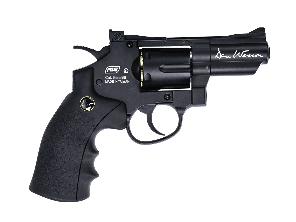 ASG Dan Wesson 2,5" CO2 Revolver - Sort, Full Metal
