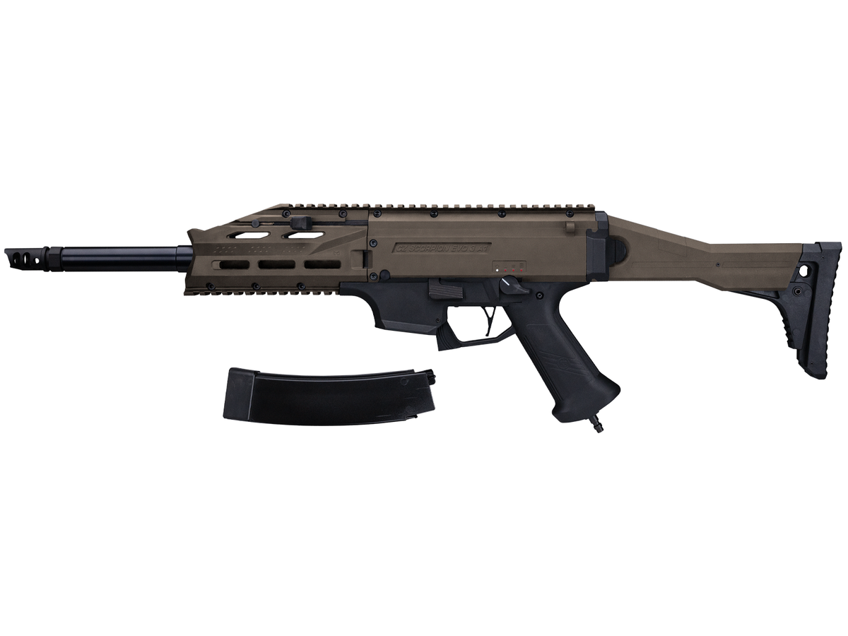 CZ Scorpion EVO 3 A1 S-CARB, HPA, CNC, Black-FDE