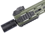 Delta Armory M4 AR15 M-LOK SilentOps 10" Charlie EAGLE, Olive
