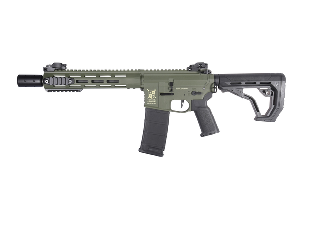 Delta Armory M4 AR15 M-LOK SilentOps 10" Charlie EAGLE, Olive