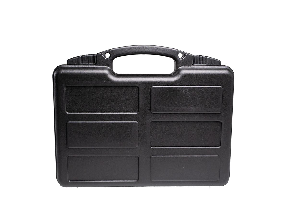 ASG plastic pistol case, 31x25.6x8cm, Sort