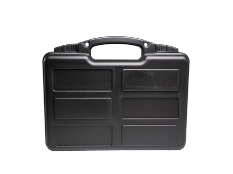 ASG plastic pistol case, 31x25.6x8cm, Sort