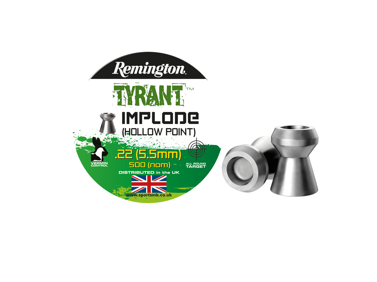 Remington Tyrant Implode hagl, 5,5 mm, 8.64 grs, 500 stk