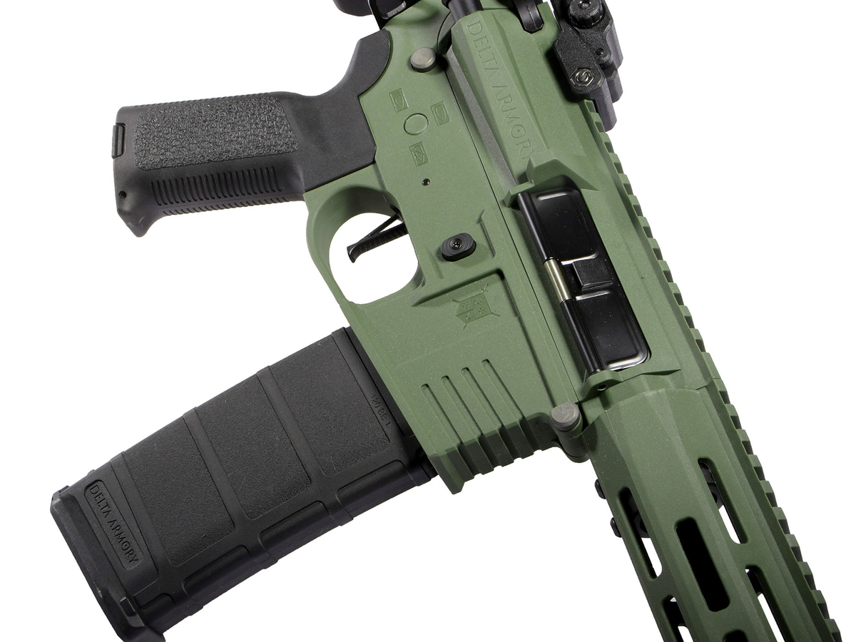 Delta Armory M4 AR15 M-LOK 8" Charlie, Olive