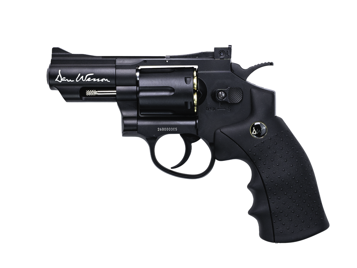 ASG Dan Wesson 2,5" CO2 Revolver - Sort, Full Metal