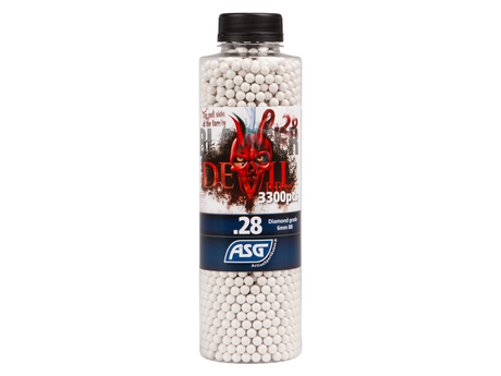 Blaster Devil, 0.28g, airsoft BB, 3300 stk. flaske