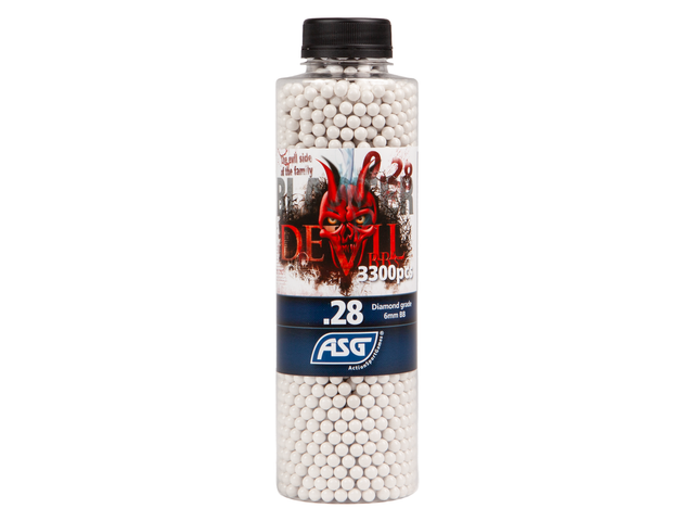 Blaster Devil, 0.28g, airsoft BB, 3300 stk. flaske