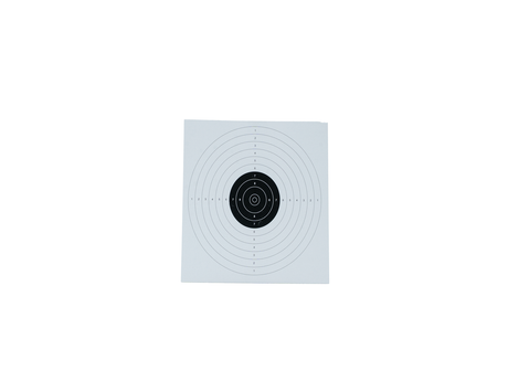 Paper shooting targets, 17x17 cm, 100 pcs