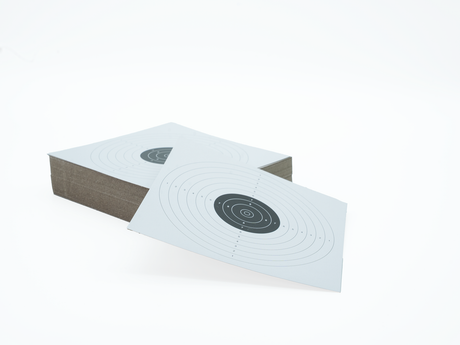 Paper shooting targets, 17x17 cm, 100 pcs