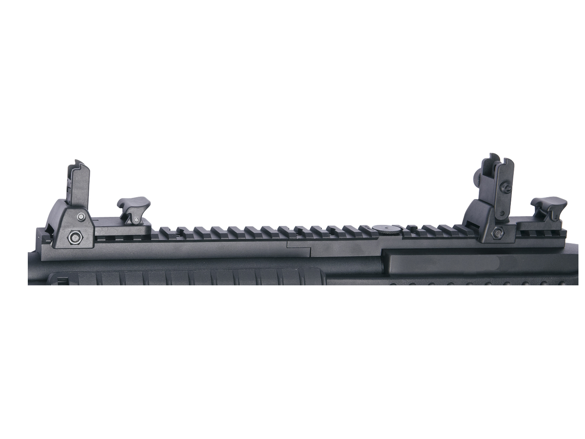 Detachable front and rear flip-up sight