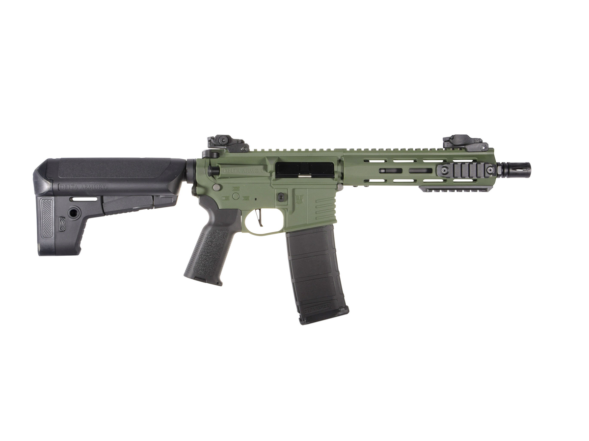 Delta Armory M4 AR15 M-LOK 8" Charlie, Olive