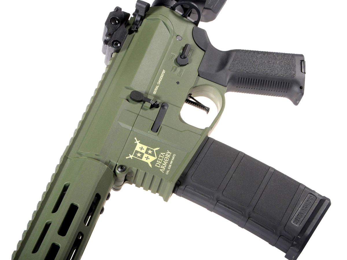 Delta Armory M4 AR15 M-LOK 8" Charlie, Olive