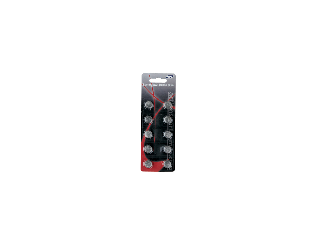 1.5V Batteri, AG13/LR44, 10 stk.