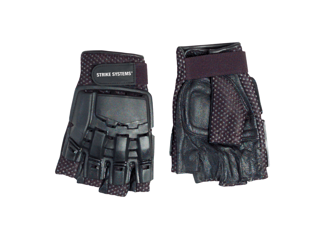Armour half-finger leather gloves