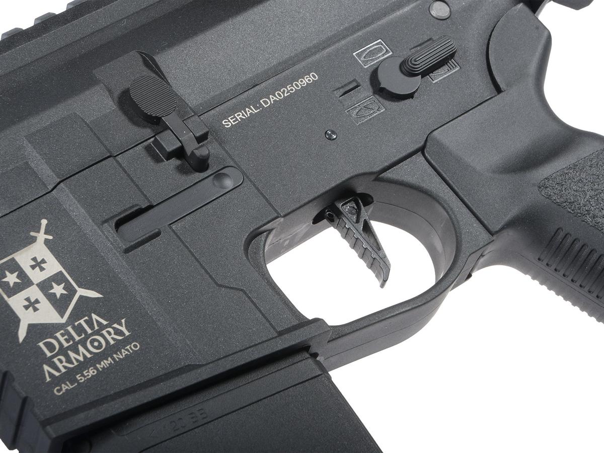 Delta Armory M4 AR15 M-LOK SilentOps 10" Charlie EAGLE, Black