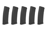 5 st 125 kulors S-Mag Mid-Cap-magasin - Svart