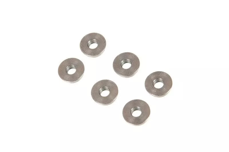 6 st. stålhylsset - 7 mm