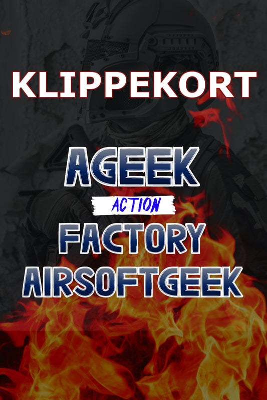 AGEEK ACTION FACTORY 10-Klippkort