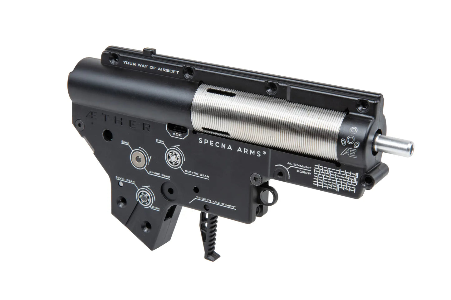 Specna Arms Daniel Defense® MK18 SA-P19 Prime™ Aster II ETU med borstlös motor Svart