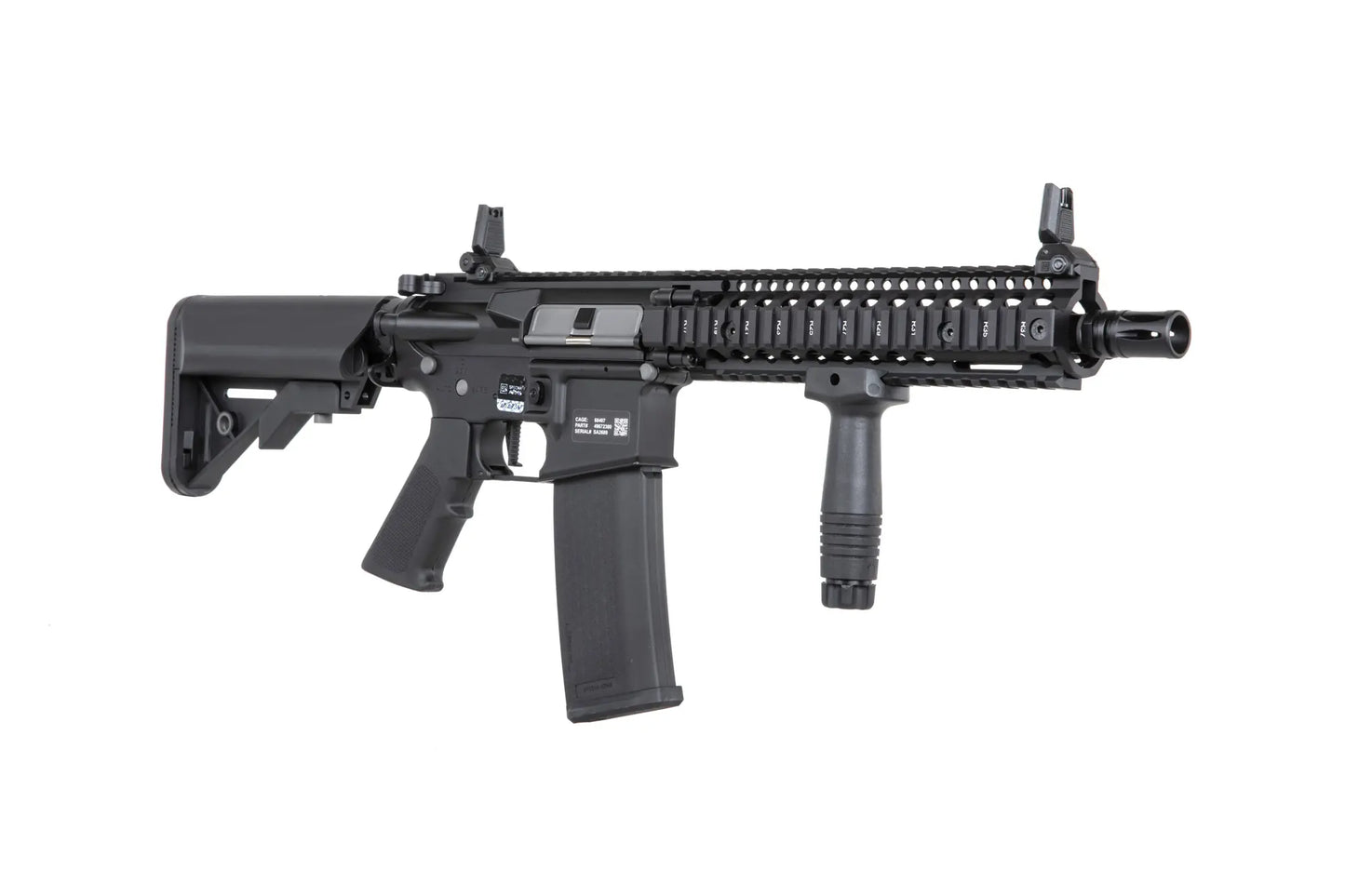 Specna Arms Daniel Defense® MK18 SA-P19 Prime™ Aster II ETU med borstlös motor Svart