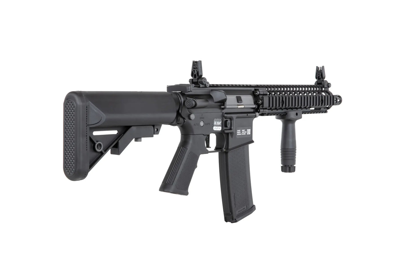 Specna Arms Daniel Defense® MK18 SA-P19 Prime™ Aster II ETU med borstlös motor Svart