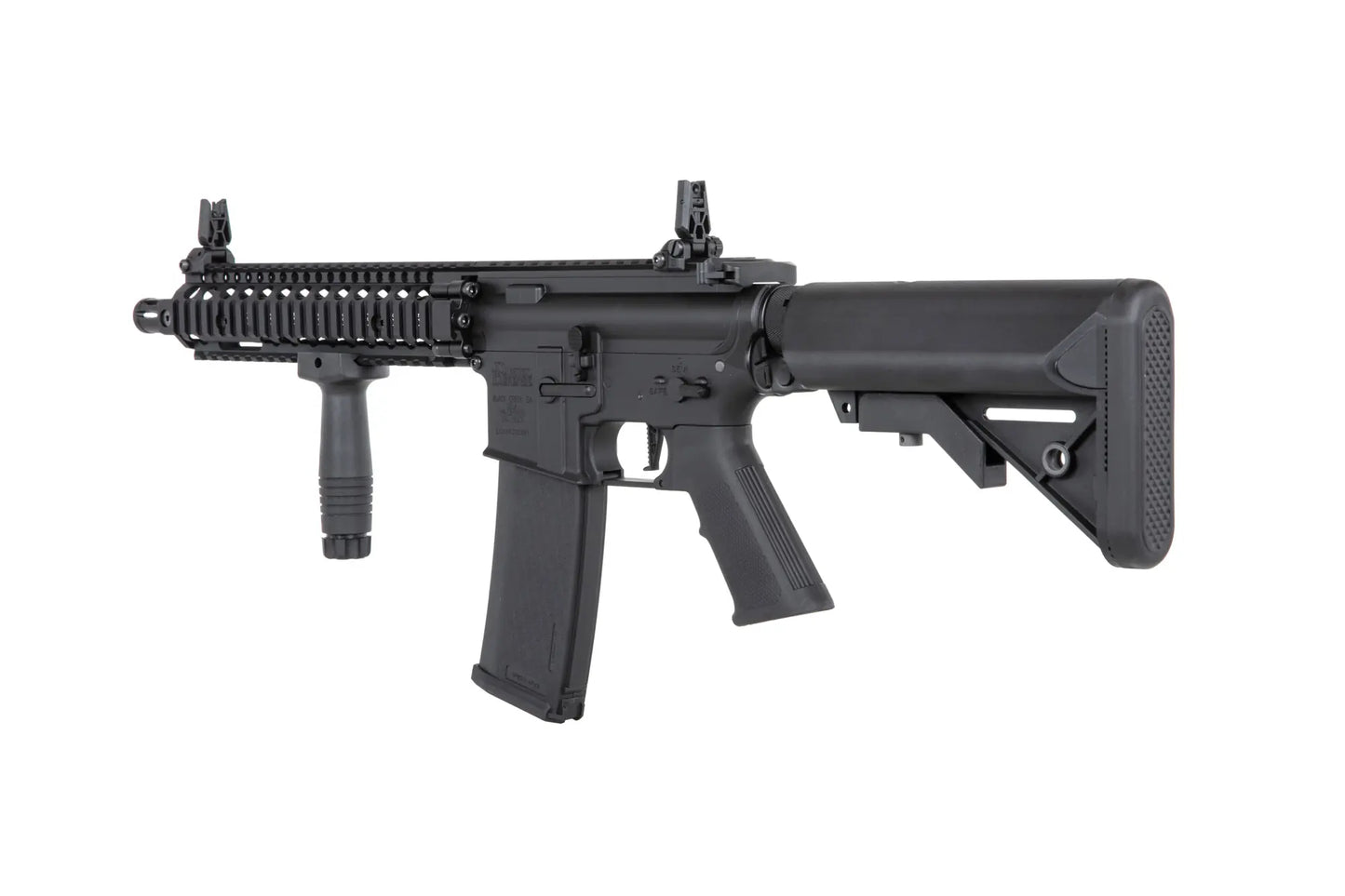 Specna Arms Daniel Defense® MK18 SA-P19 Prime™ Aster II ETU med borstlös motor Svart
