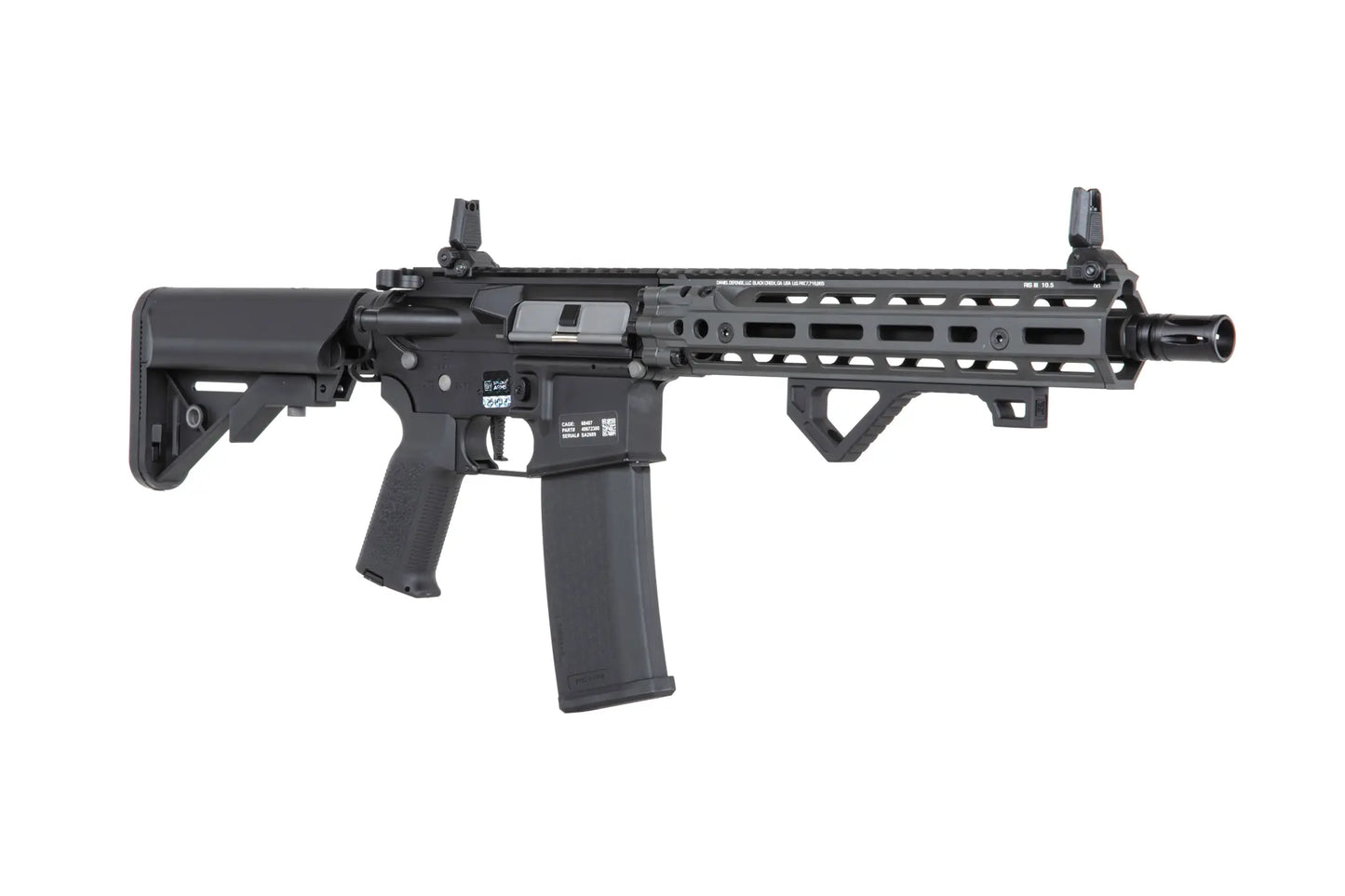 Specna Arms Daniel Defense® RIS III 12.5'' SA-P28 Prime™ Aster II ETU med borstlös motor Grå
