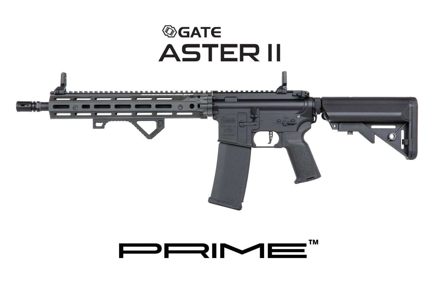 Specna Arms Daniel Defense® RIS III 12.5'' SA-P28 Prime™ Aster II ETU med borstlös motor Grå