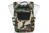 Specna Arms Tactical Plate Carrier type waistcoat with assault panel Woodland