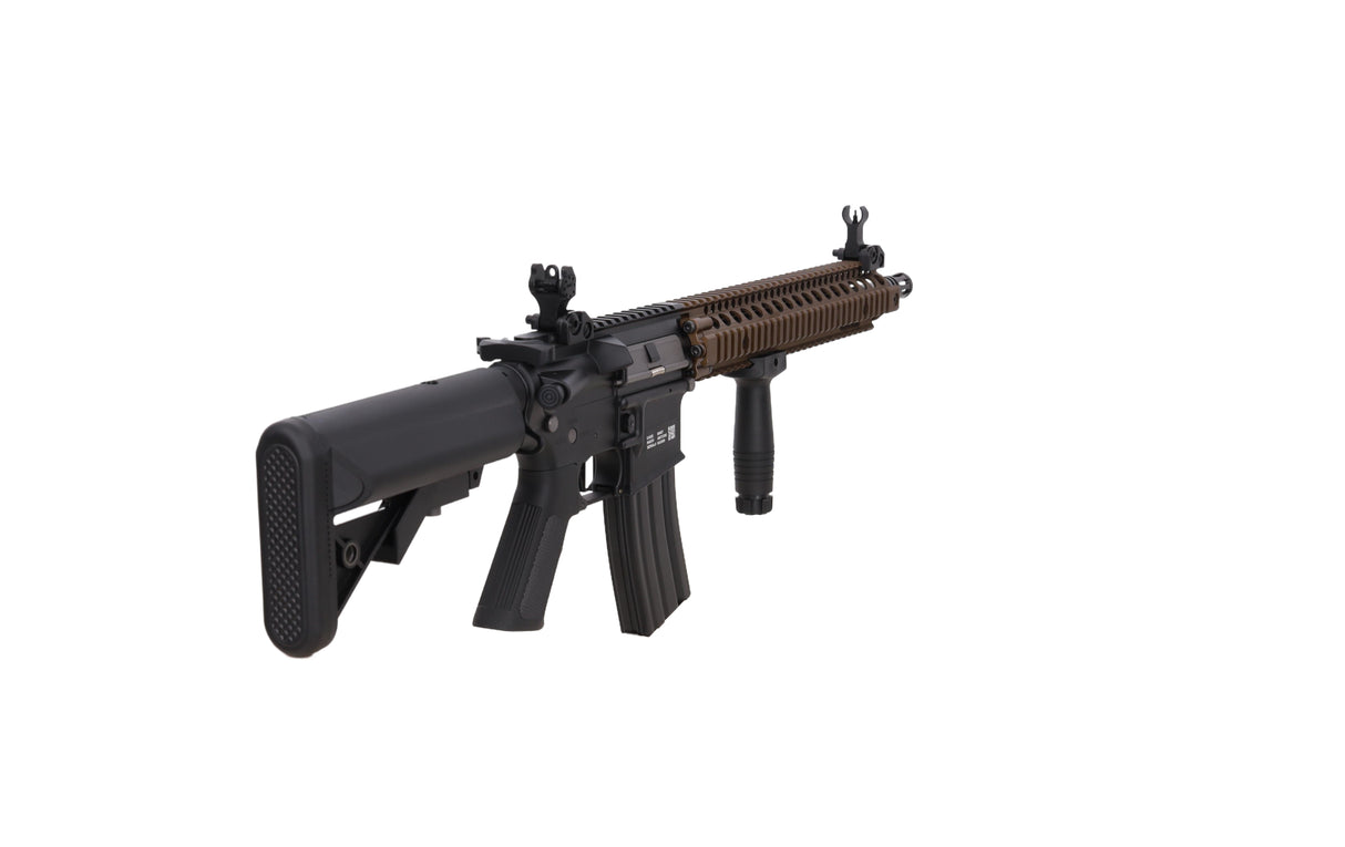Colt x Daniel Defense MK18 SA-P26 PRIME BLDC AEG Assault Rifle 14.5" – Chaos Bronze