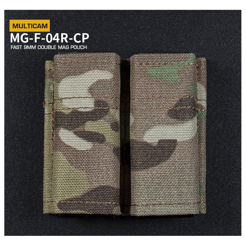 FAST Type Double 9 mm magasinficka – Multicam