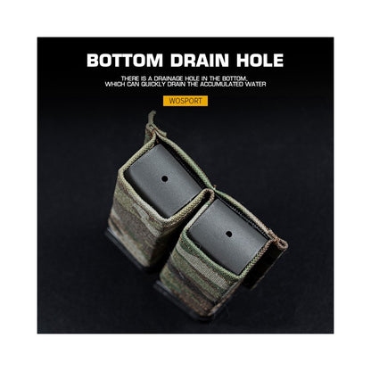 FAST Type Double 9 mm magasinficka – Multicam