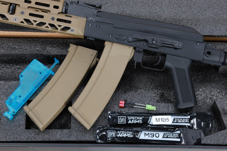 Specna Arms KPYK AK SA-PJ14 PRIME™ BLDC Aster II ETU Airsoft Riffel - Half Tan
