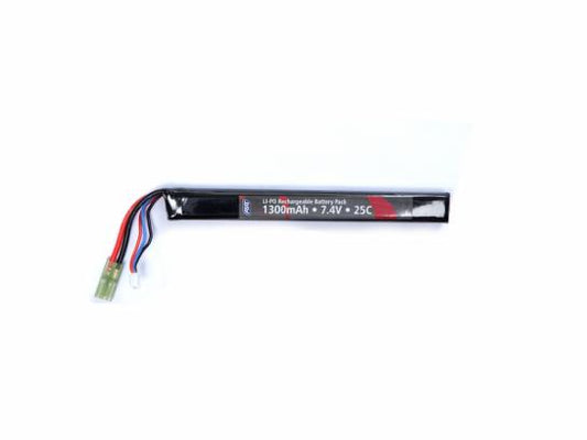 7,4V 1300mAh 25C LiPo-batteri
