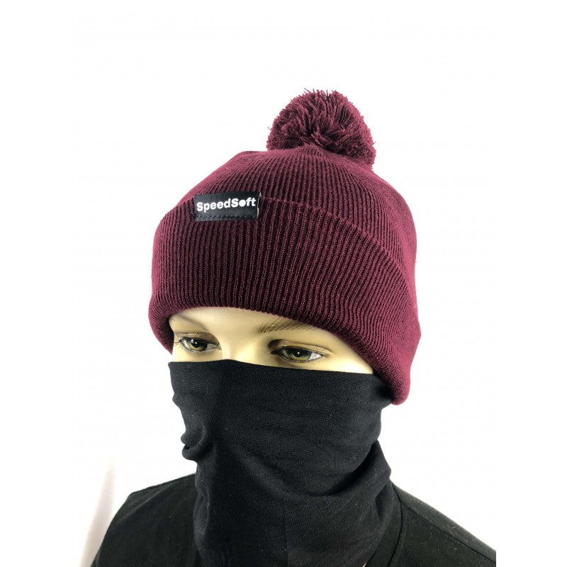 SpeedSoft Hue Granatröd tofs