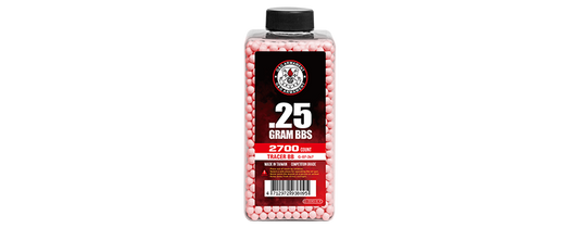 0.25G Tracerkula - 2700R - Röd