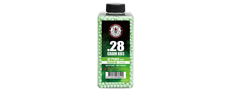 0.28G Spårkula - 2700R - Grön