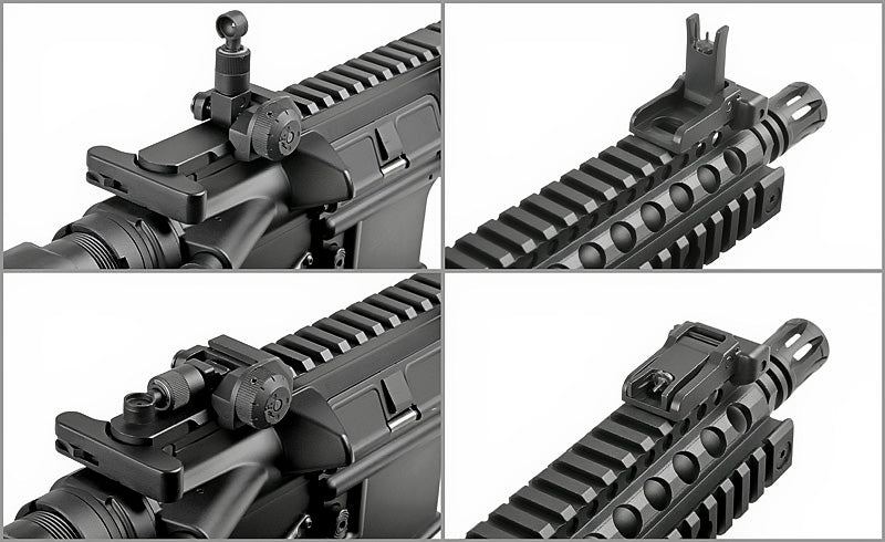 MC6593M MK18 GBBR airsoft riffel sort metal blowback | Airsoftgeek