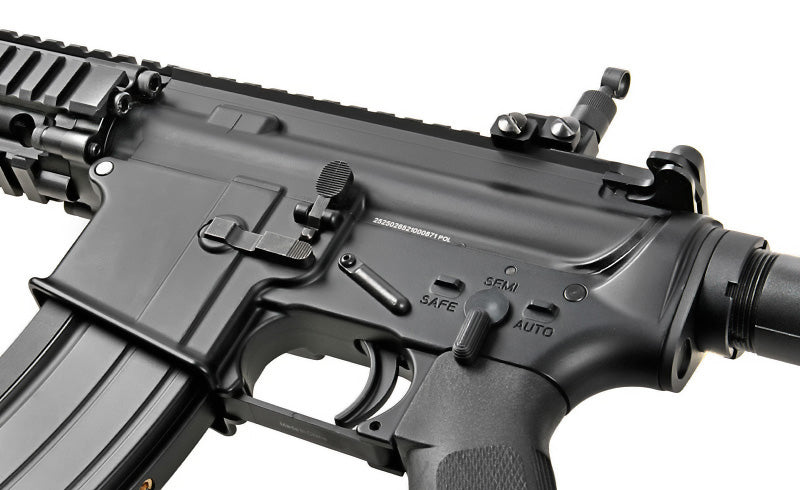 MC6593M MK18 GBBR airsoft riffel sort metal blowback | Airsoftgeek