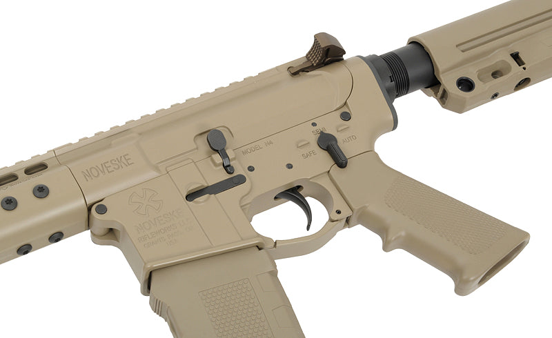 Noveske N4 MWS Gen3 GBBR tan med metal receiver | Airsoftgeek