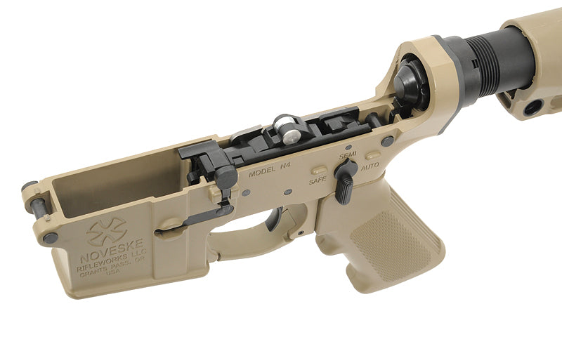 Noveske N4 MWS Gen3 GBBR tan med metal receiver | Airsoftgeek
