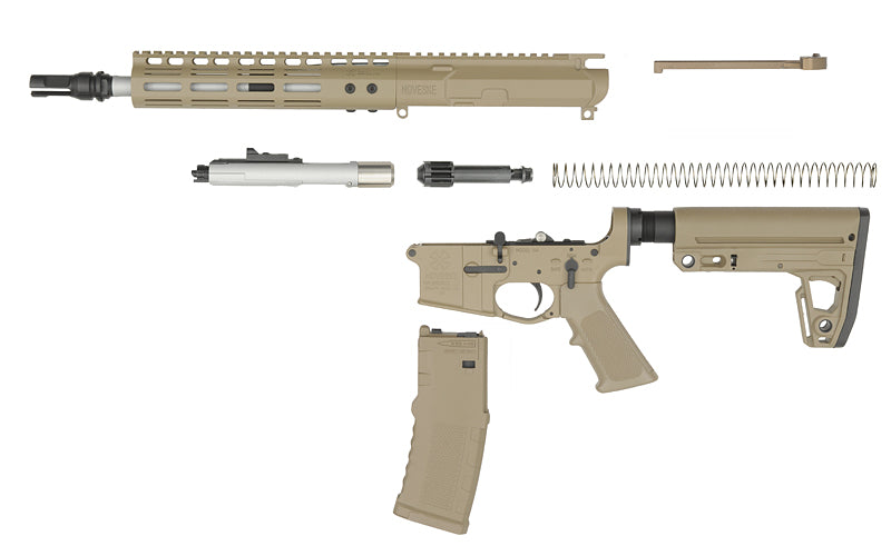 Noveske N4 MWS Gen3 GBBR tan med metal receiver | Airsoftgeek