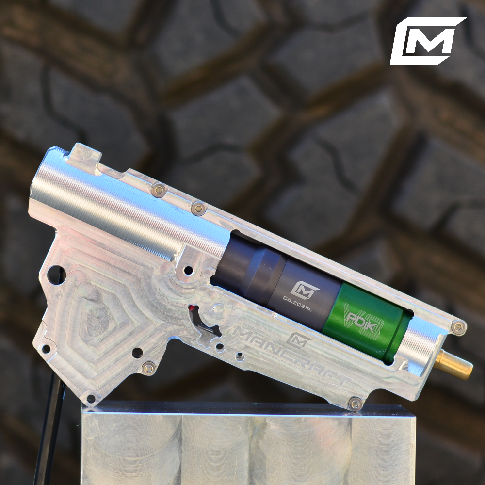 Mancraft PDIK V3 HPA system med CNC V3 gearboks i sort | Airsoftgeek