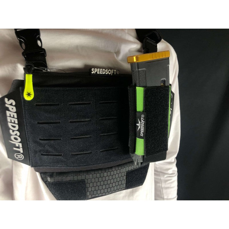 Pouch Single M4, Fluorescerande grön