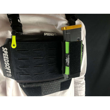 Pouch Single M4, Fluorescerande grön