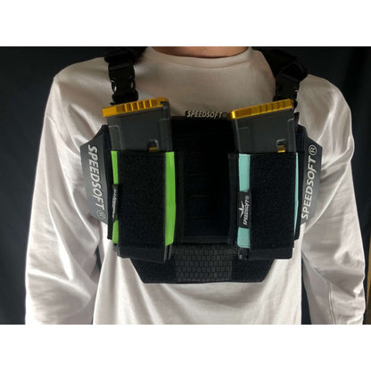 Pouch Single M4, Fluorescerande grön