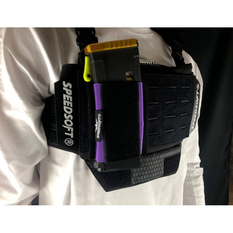 Pouch Single M4, Fluoviolett