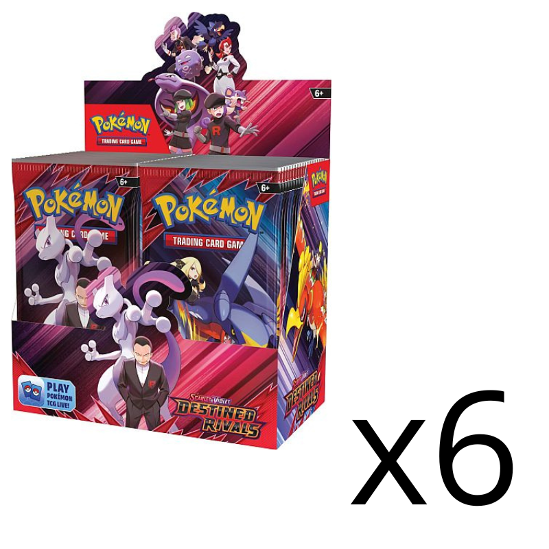 Pokemon Display (Booster Box) SV10 - Scarlet & Violet: Destined Rivals - 36 Boosters x 6 Sealed