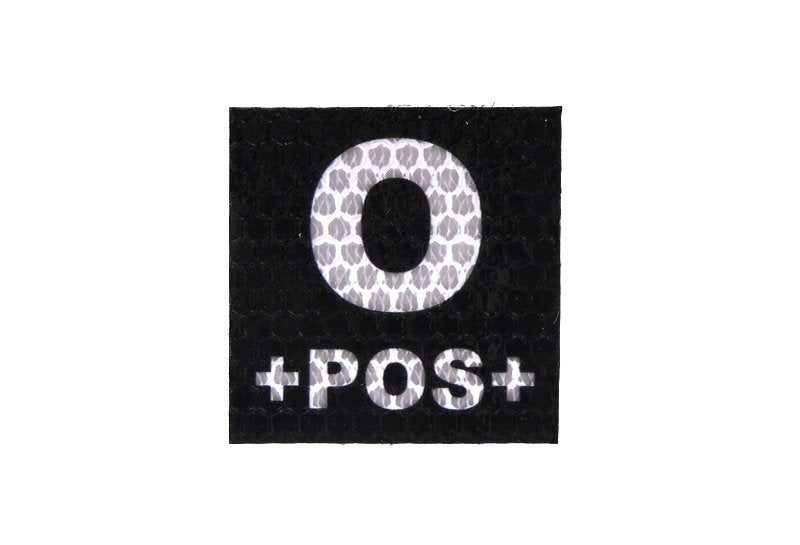 IR PATCH - O POS BLODGRUPP
