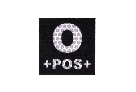 IR PATCH - O POS BLODGRUPP